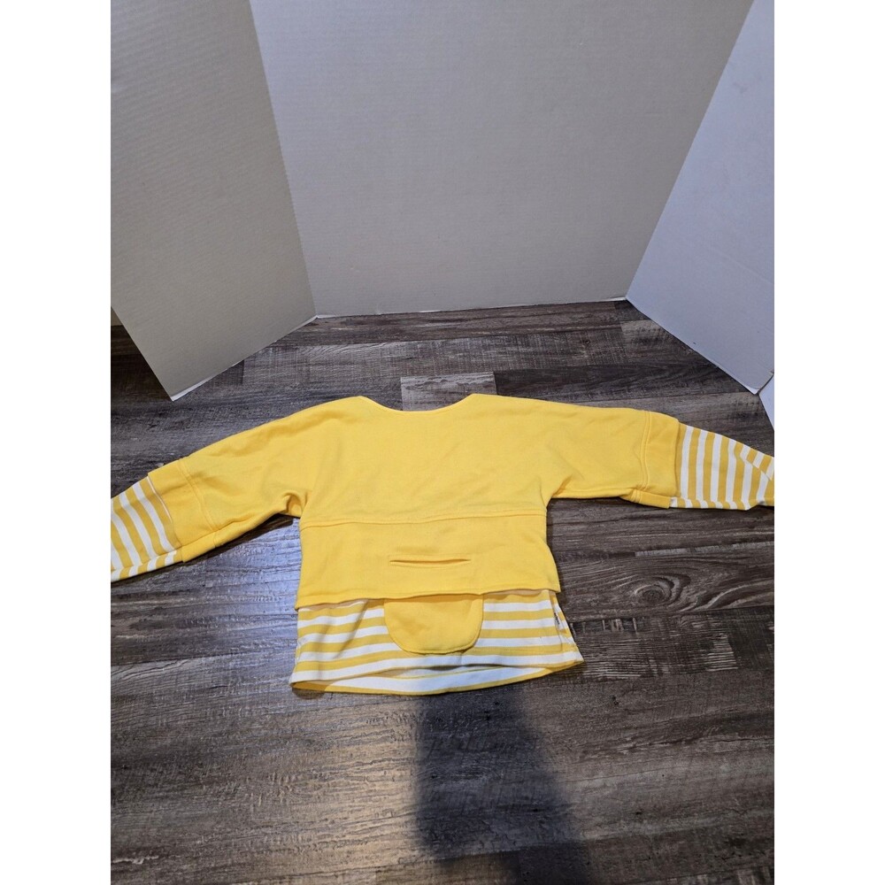 Vintage Eclipse Los Angeles Yellow Striped Sweater M 10/12                  #128